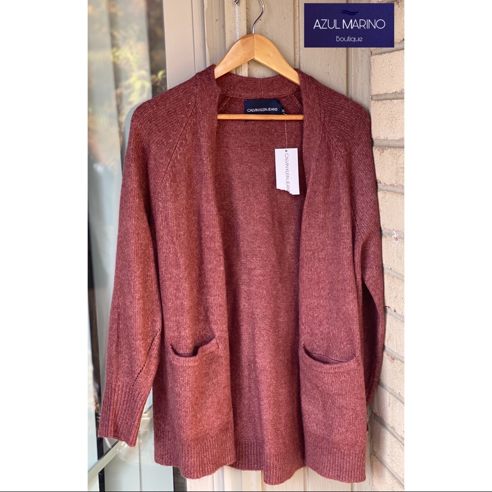 Calvin Klein Jeans — Long & open cardigan with pockets • Cardigan largo abierto•